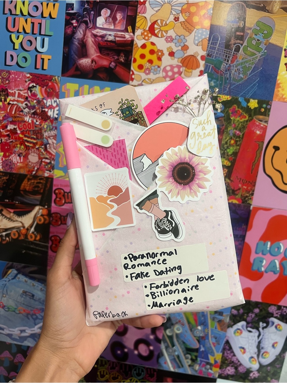 Blind date with a book; romance but paranormal
